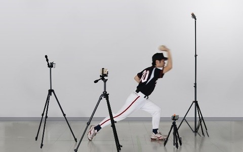 トレーニングを効果的にするマルチアングル動画撮影システム「キメカスポーツ」発売 画像
