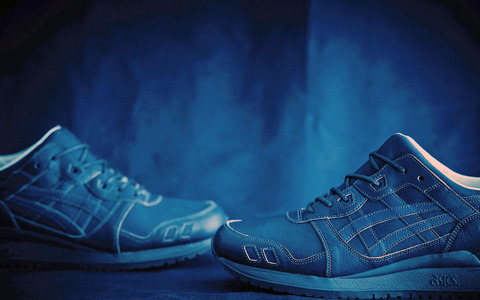 アシックスタイガー、本藍染めレザーを使用した「ゲルライト スリー」発売 画像