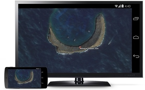Google、「Chromecast」にミラーリング機能追加 画像