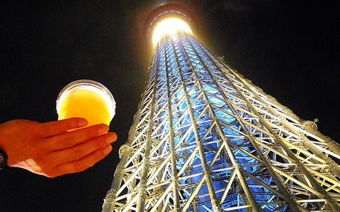東京スカイツリーと東武電車に乾杯しよう！ 7月12日から9月28日まで 画像