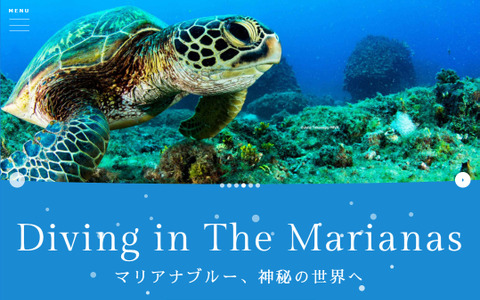 マリアナ政府観光局がダイビングサイト公開…ダイビングポイントや生き物等を紹介 画像