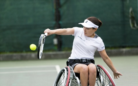 車いすテニス「KITAKYUSHU OPEN」、二條実穂が女子ダブルス優勝 画像