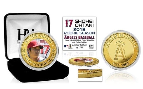 日本ハム公式オンラインストアで大谷翔平メジャー“初モノ”グッズ4点販売 画像