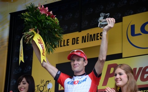【ツール・ド・フランス14】緊迫のラスト数100mでステージ2勝目を挙げたクリストフ「本当にギリギリだった」 画像