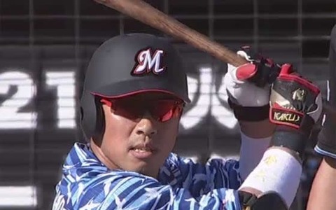 ロッテが同一カード3連勝！中村奨吾3打点、角中勝也2打点など11安打8得点 画像