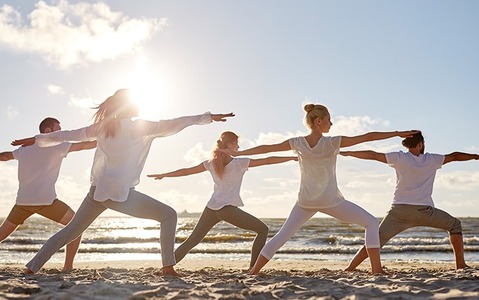 朝の逗子海岸でヨガを楽しむビーチヨガイベント「Yoga Trip」開催 画像