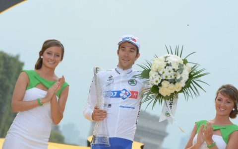 【ツール・ド・フランス14】総合3位とマイヨブランを獲得したピノ「ちょっと夢うつつの状態」 画像