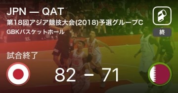 【アジア競技大会男子バスケットボール予選グループC】JPNがQATを破る 画像