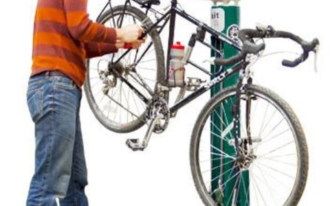 自転車の無人修理ステーションを街中に作りたい…まさに灯台下暗し！ 画像