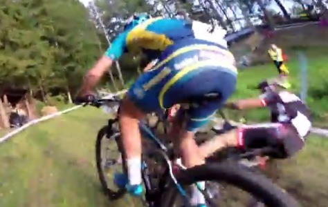 超高速かつタフなMTBレースを体感できる世界王者のオンボード映像 UCI MTB世界選手権14 画像