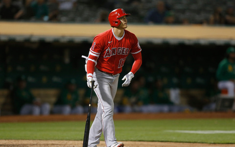 【MLB】大谷翔平、“松井秀喜超え”今季18号に衝撃広がる　「速球粉砕」「ロケットを噴射」 画像