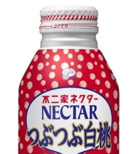 懐かしの味！ネクターつぶつぶ白桃、リニューアル販売 画像