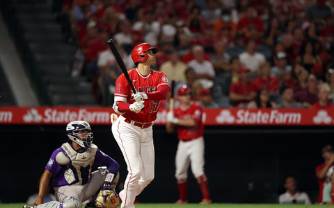 【MLB】大谷翔平、打った瞬間確信の今季36号　登板翌日に飛距離141メートルの衝撃弾は「信じられない」 画像