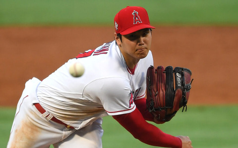 【MLB】大谷翔平、6回2失点で自己最多の7勝目　初回に打球速度180キロのロケット二塁打 画像