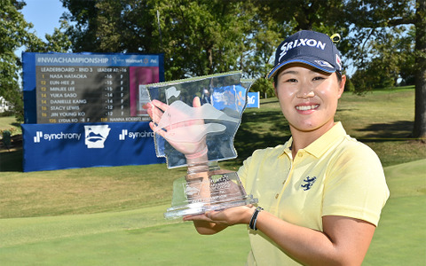 【ゴルフ】畑岡奈紗が「パワースポット」で米ツアー5勝目　岡本綾子、宮里藍に続く日本女子歴代3位 画像