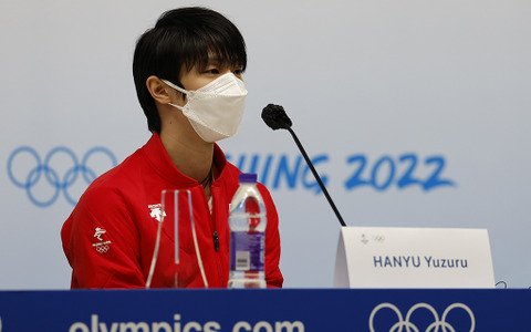 【北京五輪／フィギュア】羽生結弦「最高の4回転アクセルができた」 記者会見で演技前日の捻挫吐露も 画像