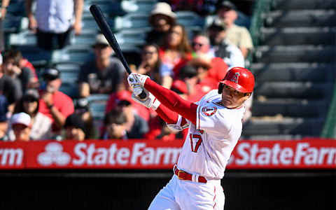 【MLB】大谷翔平、9回2死からあわや逆転サヨナラホームラン　特大同点二塁打に劇勝生還 画像