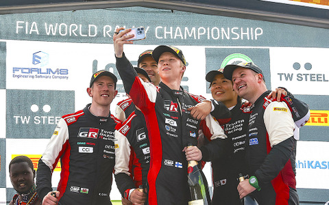 【WRC】第6戦ラリー・ケニアでトヨタが1-2-3-4フィニッシュ　勝田貴元も3位表彰台 画像