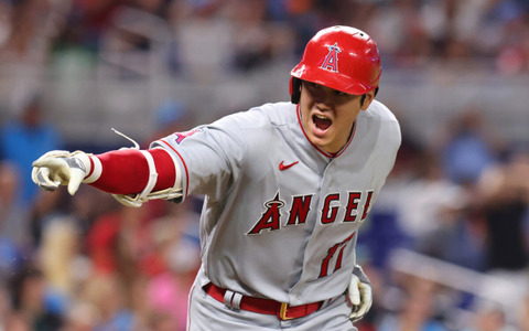 【MLB】「連敗ストッパー」大谷翔平、メジャー通算300打点となる勝ち越しタイムリーで8勝目権利 画像