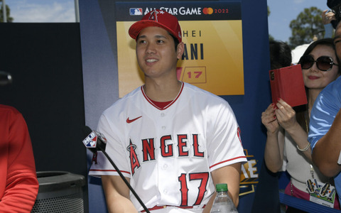 【MLB】大谷翔平、球宴前日の記者会見に登場　過熱するトレード話について「自分でも分からない」 画像