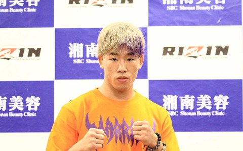 【RIZIN.37】22歳“国内フライ級最強”神龍誠、ヒール卒業宣言　ベテラン所英男に「おやじ狩り発言はダメだよ」と教わる 画像