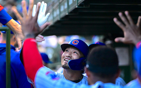 【MLB】鈴木誠也、母校甲子園初戦突破を祝福する11試合ぶり同点ソロ9号　満員スタンドに飛び込む豪快弾 画像