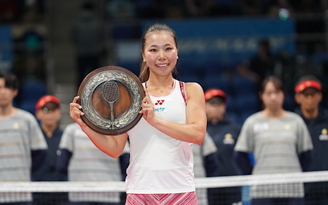 【全日本テニス選手権】女子シングルス優勝は21歳の坂詰姫野が自信をもって戦いきれた理由 画像