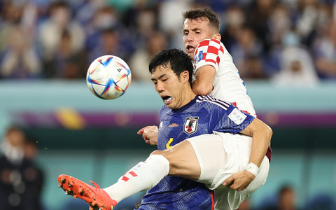 【カタールW杯】日本代表、史上初のベスト8を懸けた激闘は1－1で延長へ　前田大然が先制もペリシッチが同点弾 画像