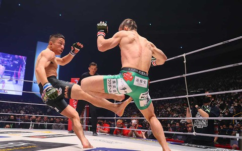 【RIZIN.40】堀口恭司、朝倉海の足を破壊した“カーフキック”を再現し扇久保を三度下す 画像