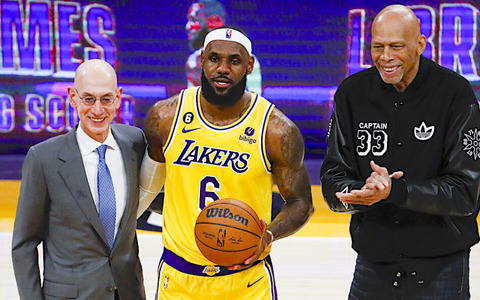 【NBA】レブロン・ジェームズが歴代史上最多通算得点更新、カリーム・アブドゥル・ジャバー氏を抜く 画像