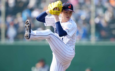 【WBC】“完全試合男”佐々木朗希、侍ジャパン初陣で最速162キロ　柳田悠岐らから圧巻3Kで順調ぶりアピール 画像