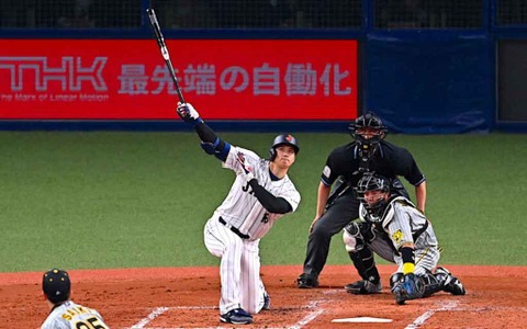 【WBC】「時差ボケだが、よいスイングできた」と3ランの大谷翔平　侍ジャパン 画像