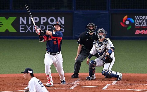 【WBC】侍ジャパン、村上宗隆が“お目覚め”豪快3ラン 大谷翔平、吉田正尚が連打で先制 画像