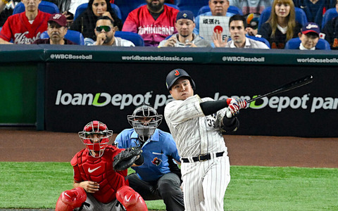 【WBC】侍ジャパン、山川穂高の犠牲フライで1点差に迫る　準決勝 画像