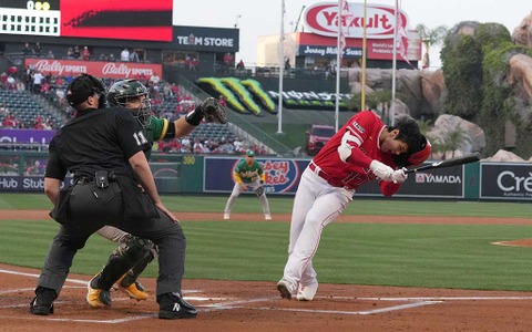 【MLB】大谷翔平、頭部への“危険球”を絶叫回避　リベンジ強烈二塁打で6点差逆転もお決まり投壊で“なおエ” 画像