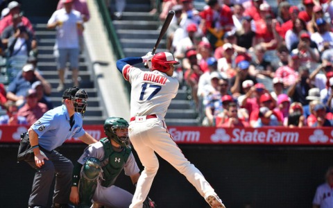 【MLB】大谷翔平、6回5失点も今季4勝目　単打、二塁打、三塁打…第5打席の“大飛球”に本拠地ファン熱狂 画像