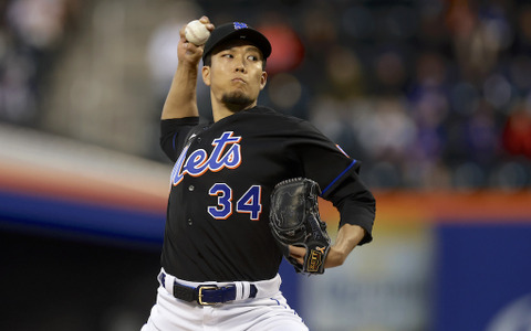 【MLB】千賀滉大、「3球で終わる」と自信もお化けフォークの敵は“寒さ”か さらに「むちゃくちゃ楽しい」と満面の笑み 画像