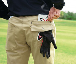 収納や取り出しやすさの新設計ポケット「ゴルファーズポケットデザインパンツ」 画像