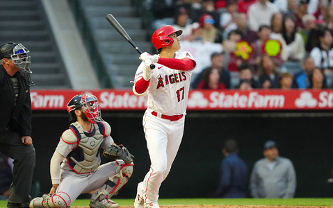 【MLB】大谷翔平、マイク・トラウトがここでもそろい踏み　ア・リーグ本塁打平均飛距離 画像