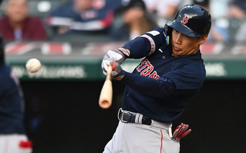 【MLB】吉田正尚、サイ・ヤング賞右腕攻略で4度目猛打賞の打率2位返り咲き　チーム公式も「マサのための3安打の夜」と興奮 画像