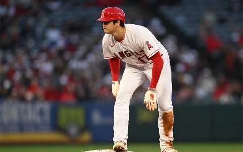 【MLB】大谷翔平、10度目猛打賞で打率.309はリーグ4位 164キロ中前打の謝罪シーンに米注目「オオタニが即座に謝った」 画像
