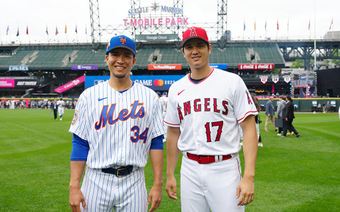 【MLBオールスター2023】千賀滉大、大谷翔平との対戦は「思い切り三振取るか思い切り飛ばされるか」と覚悟語る　メディアデー 画像
