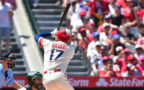 【MLB】大谷翔平、2戦連発キング独走34号で昨季に並ぶか　エンゼルス連勝へ「2番DH」スタメン出場 画像