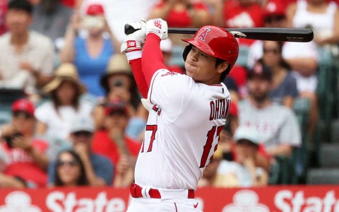 【MLB】大谷翔平、5試合ぶり光速36号は着弾まで“わずか4秒”　実況も「レーザー弾で同点だ」と興奮収まらず 画像