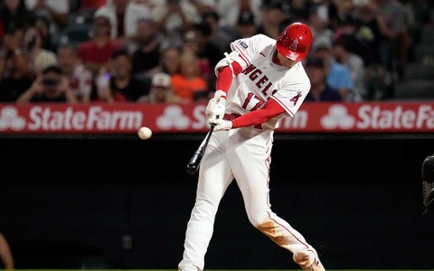 【MLB】大谷翔平、“球団史上最速”40号は緊急降板後の低弾道弾　シーズン58発ペースでキング独走 画像