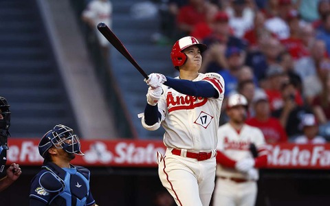 【MLB】「非現実的だ」大谷翔平、ライトへの“2戦連発”特大43号グランドスラムでエ軍勝ち越し 画像