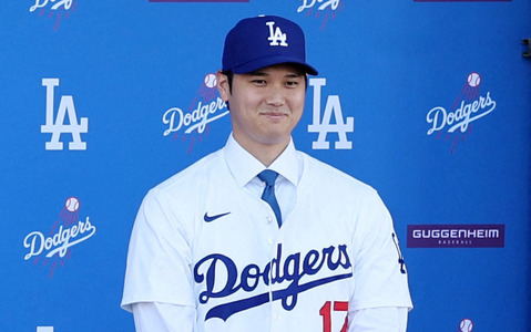 【MLB】大谷翔平、MVPわんこの名前を「デコピン」と明かす　SNSで瞬く間にトレンド入り 画像