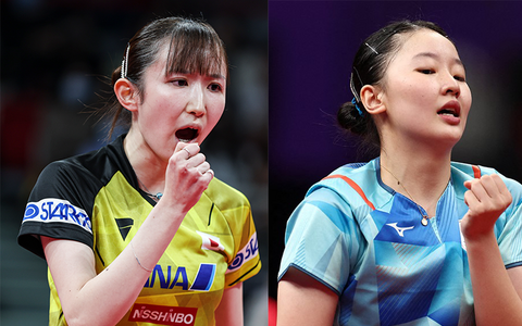 早田ひながストレート勝ちでベスト16、張本美和は世界女王との大一番へ　16歳松島輝空は張本智和に大逆転の快進撃【WTTドーハ】 画像