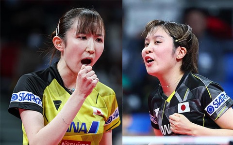 早田ひな、平野美宇、張本美和の“五輪トリオ”が中心　最強メンバー揃えた日本女子、パリ団体戦出場と“中国超え”狙う【世界卓球】 画像