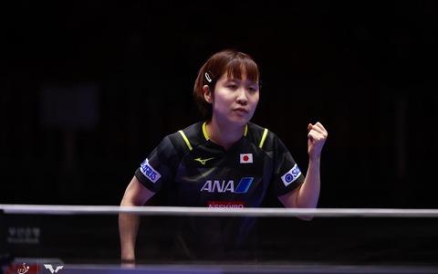 平野美宇がストレートで5大会連続メダル決めた　みうみまひな“黄金世代”が躍動でベスト4進出【世界卓球】 画像